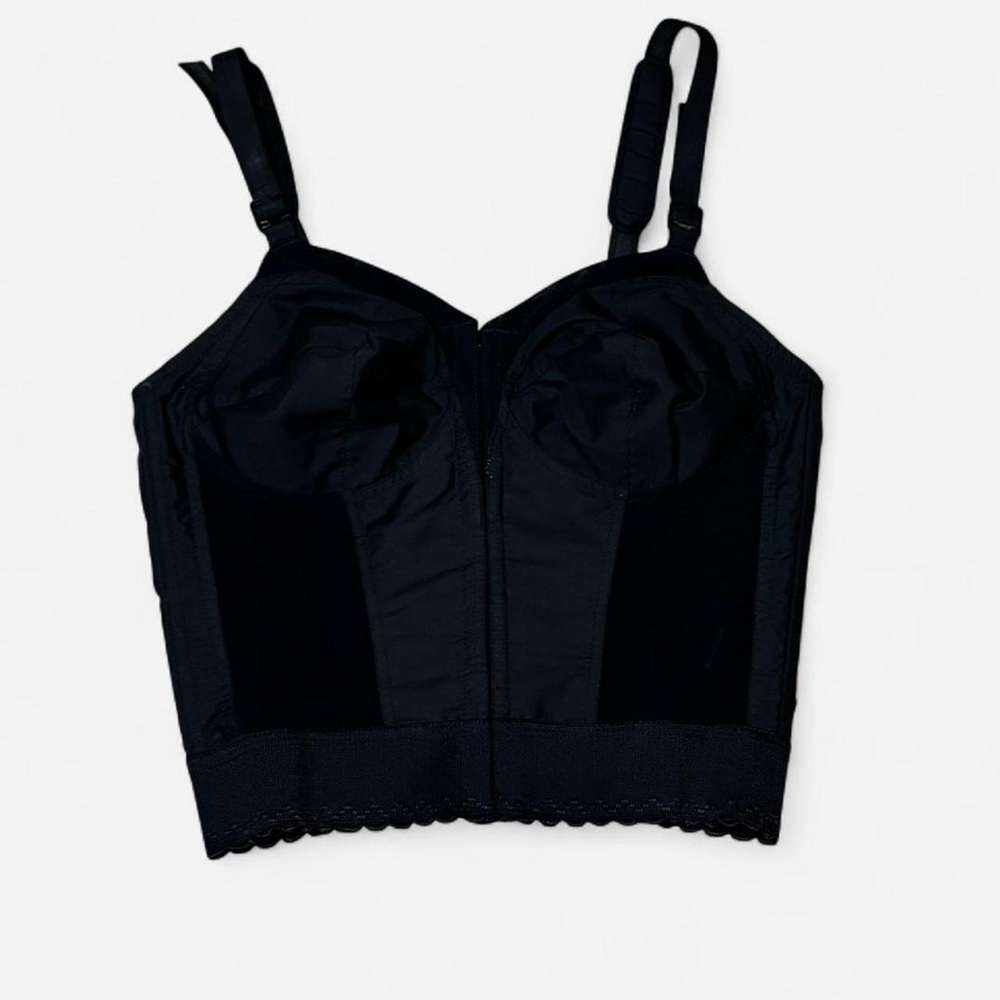 Vanity Fair Woman Longline Corset Bra Black | 34B